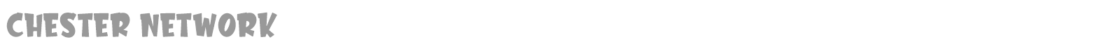 Chester Network font preview